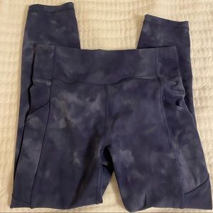 Lululemon Invigorate 23" Crop Diamond Dye Naval 6